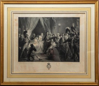 null After Etienne Frédéric LIGNON (1779-1833)
Birth of H.R.H. the Duke of Bordeaux,...