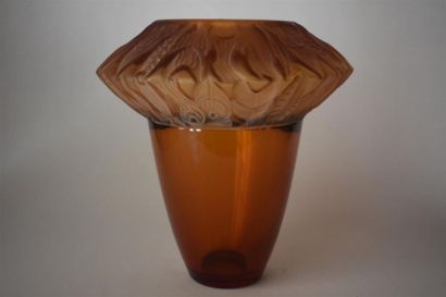 null Important vase en cristal de Portieux
Signé sous la base
H. 36 cm