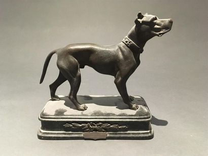 null Italian school of the beginning of the XIXth century
Portrait of a hound
Bronze...