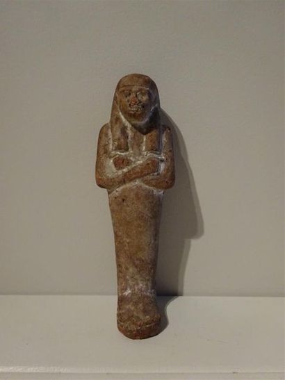 null Oushebti anépigraphe en terre cuite, Egypte, Nouvel Empire, 1552 - 1050 av....