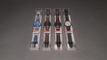 null Lot de quatre montres à quartz (dont deux identiques) de la série "The Fifth...