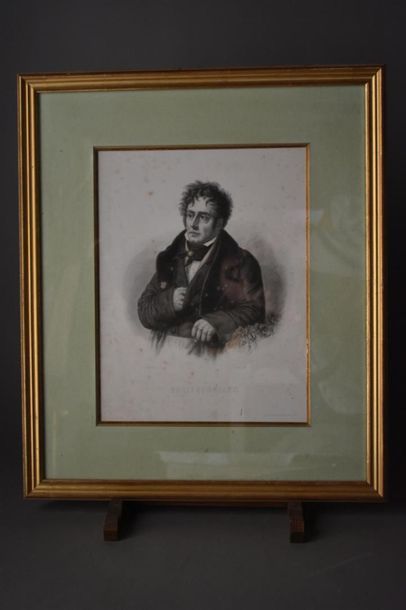null D'après Léon NOËL (1807-1884)
Franz Liszt
Lithographie
36 x 28,5 cm
On y joint...