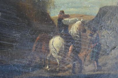 null Ecole flamande du XIXe siècle
Paysage animé
Huile sur toile
38 x 46 cm
Acci...