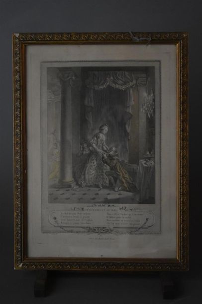 null D'après François Robert INGOUF (1747-1812)
L'événement au Bal et La promenade...