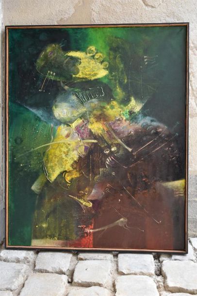 null Jorge Rodolpho QUIROZ (1942)
Creation, 1972
Oil on canvas
100 x 82 cm