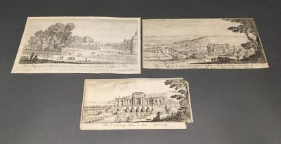 null According to Israel SYLVESTRA, 17th century.
Views of Tanlay Castle
Three engravings...