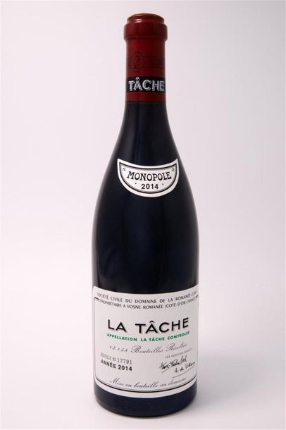 null La Tâche, Grand Cru, 2014
Domaine de la Romanée Conti
One Bottle