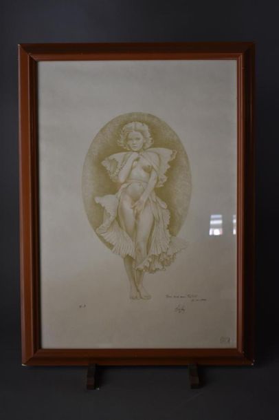 null ASLAN (1930-2014)
Maryline
Lithographie, épreuve d'artiste
Signée
62 x 43 cm...