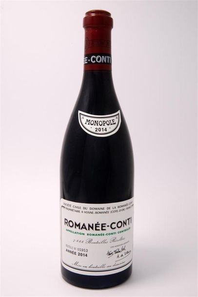 null Romanée Conti, Grand Cru, 2014
Domaine de la Romanée Conti
Une bouteille