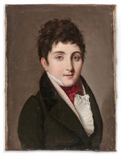 null Louis Léopold BOILLY (La Bassée 1761-Paris 1845)
Portrait de jeune homme
Toile...