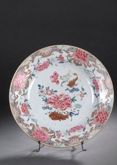 Chine, période Qianlong (1736-1795) Plat...