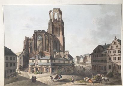 Karl KUNTZ (1770-1830) Views of Mainz Pair...
