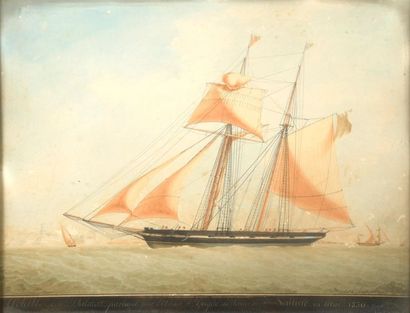 null Antoine ROUX (1765-1838)
Achille, 1830
Watercolour.
44 x 58 cm
