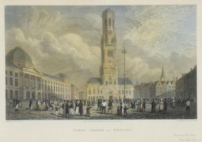 null Batty Byrne
Great Square at Tournay et Great Square at Bruges
Paire de gravures.
32,5...
