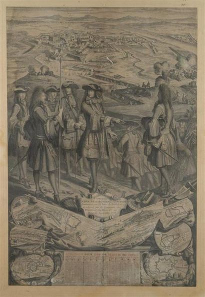 null French School, 1689 and 1699
Two almanacs, one depicting the camp and siege...