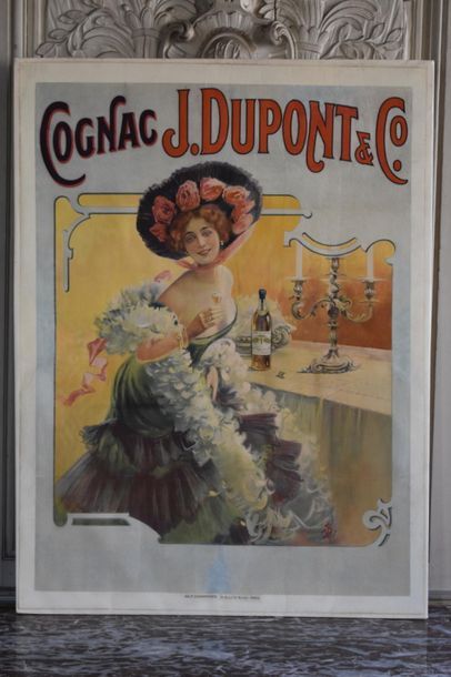 null Vincent BOCCHINO (19th-20th century) 
Cognac J. Dupont & Co., c. 1900 
Colour...