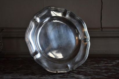 Silver dish, Minerve hallmark, by G. Detouche...