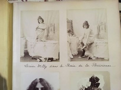 null CURIOSA
Album of photographs of actresses, some nude, around 1900
