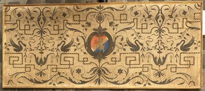 null Embroidered antependium, Italy or Sicily, circa 1800
Large embroidered cream-coloured...