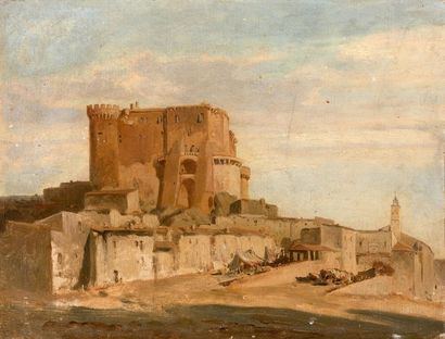 null Attributed to Alexandre François GIRARDIN (born in Paris in 1777)
View of the...