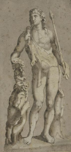 null ITALIAN school of the early 18th century
Hercules
Greyish wash and gouache.
Some...