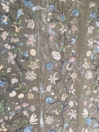null Elements of a sumptuary embroidered piece of furniture, second half of the 17th...