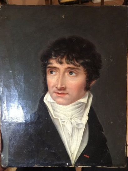 null Early 19th century FRENCH school
Portrait of a quality man
Oil on canvas.
26.6...