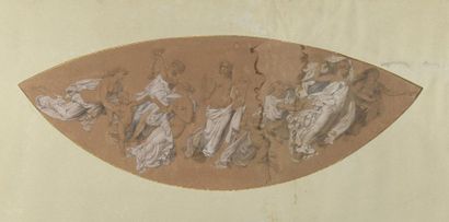 null Théodore MAILLOT (1826-1888)
Dance and Music
Two studies of friezes in mandorla,...