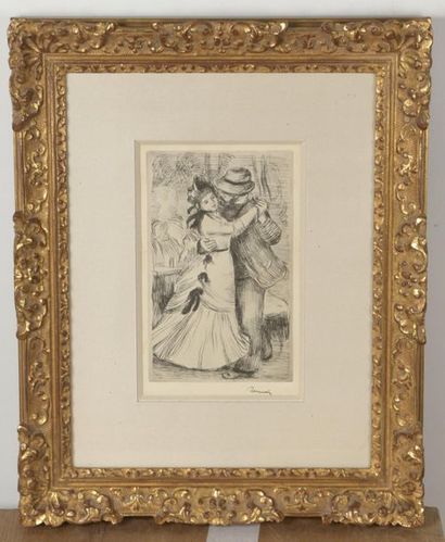 null Auguste RENOIR (1841-1919)
La Danse, ca. 1890, soft varnish, 13 x 22 cm,
margins...
