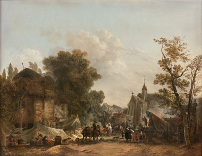 null Nicolas-Antoine TAUNAY (Paris 1755-1830)

Théâtre ambulant sur une place de...