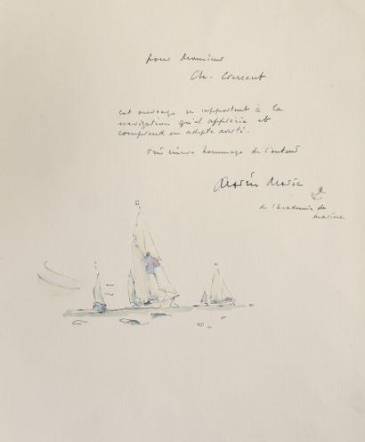  MARIN-MARIE, Grands Coureurs et Plaisanciers, Livre d'or du Yachting, Paris, 
Klein,...