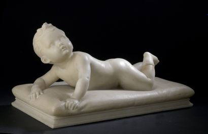null École FRANÇAISE vers 1920

Portrait d'un enfant dans sa première année

Sculpture...