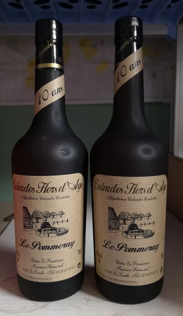 null CALVADOS POMMERAY 10 ANS Hors d'âge Domaine Fournier - 2 bouteilles