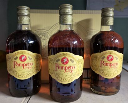 null RHUM de VENEZUELA "PAMPERO" ESPECIAL - 9 bouteilles