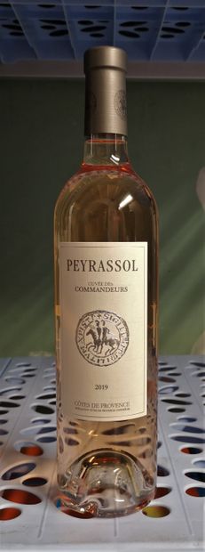 null Domaine PEYRRASOL "Cuvée des commandeurs"rosé - Côtes de Provence 2019 -8 b...