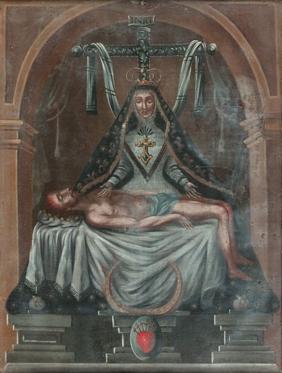 null 18th century SPANISH school

Pietà

Canvas. Old restorations.

45 x 34 cm