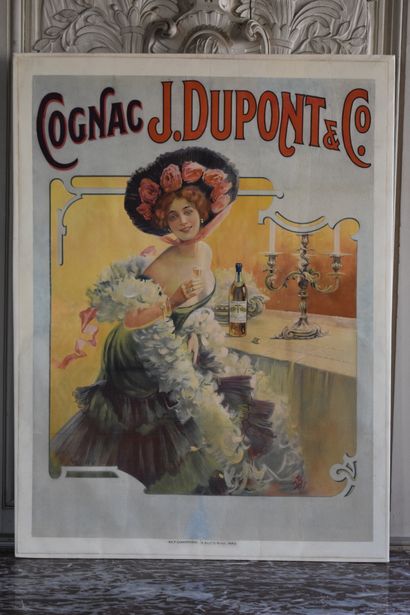 null Vincent BOCCHINO (XIXe-XXe siècle) 

Cognac J. Dupont & Co., c. 1900 

Lithographie...