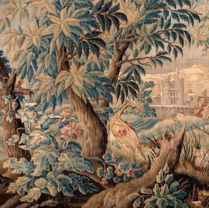 null AUBUSSON, XVIIIe siècle

TAPISSERIE en fil de laine représentant une verdure...