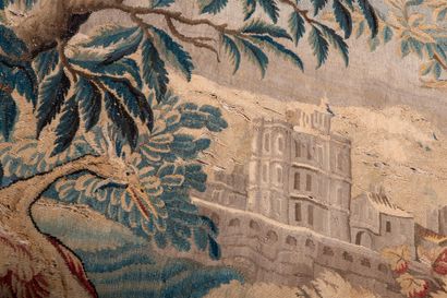 null AUBUSSON, XVIIIe siècle

TAPISSERIE en fil de laine représentant une verdure...