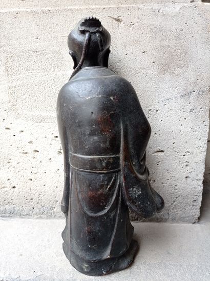 null Statue de Luohan en bronze

Chine, fin du XIXe siècle, début du XXe siècle

Le...