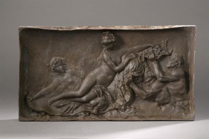 null Workshop of CLODION, FRENCH school of the 18th century

Nymphs

Wax bas-relief.

24...