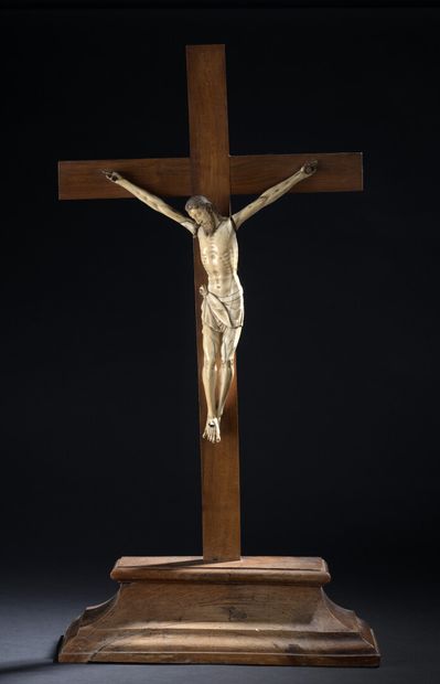 null École INDO-PORTUGAISE, XVIIIe siècle

Christ de la Crucifixion

Statuette en...