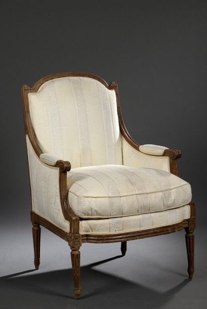 A Louis XVI period moulded and carved wood...