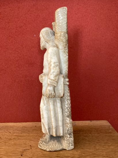 null Saint Andrew

Alabaster statuette, 19th century.

Restoration to the cross and...