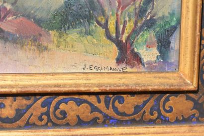 null J. EGGIMANN (?)

Paysage de Provence

Huile sur toile

Signée en bas à droite

38...