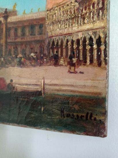 null 2ème étage

Rosselli - Ecole fin XIXe 

Vue de Venise

Toile signée en bas à...