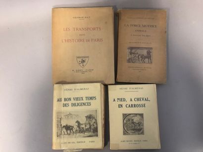 Four paperback books on carriage driving...