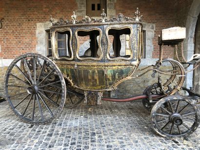 Mourning sedan, Portugal, 19th century. From...