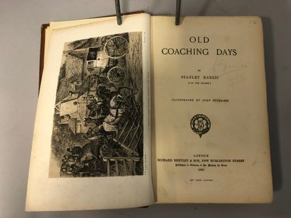 null Stanley HARRIS, Old coaching days, London 1882, period publisher's binding (worn)....