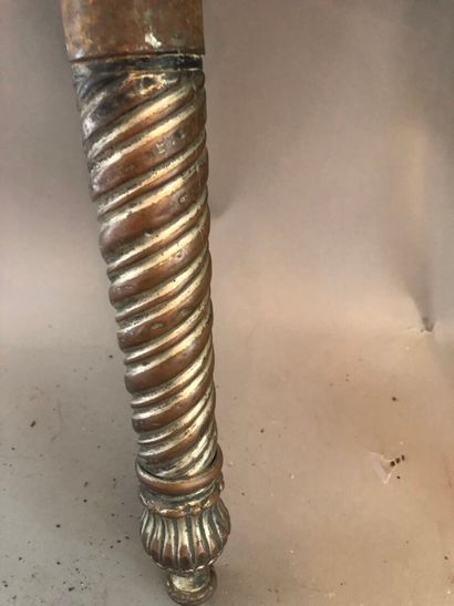 null Paire de lanternes de gala en métal argenté d'époque Napoléon III. 

H.67 cm...